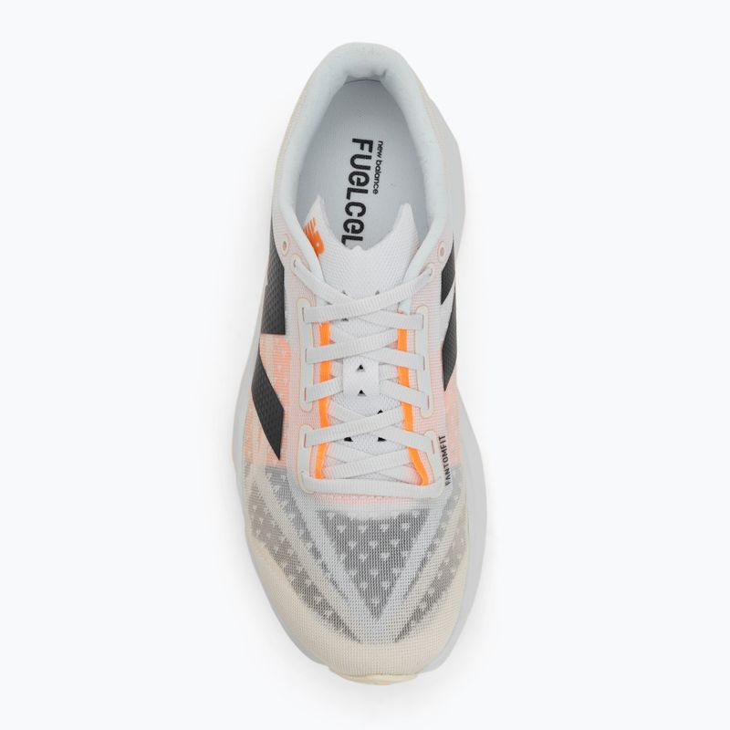 New Balance FuelCell Rebel v4 white men's running shoes 5
