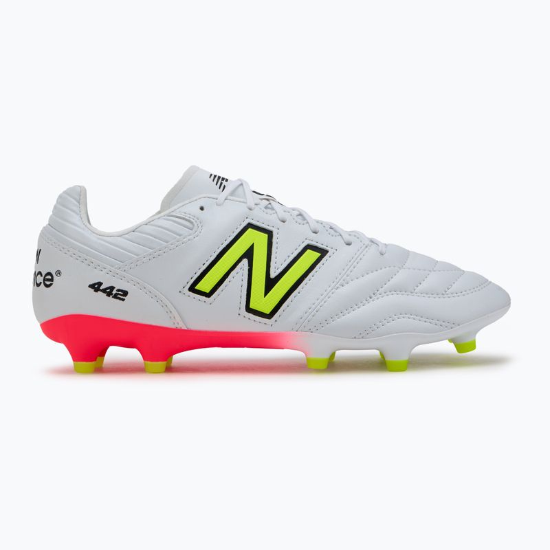 Men's football boots New Balance 442 Pro V2 FG white 2