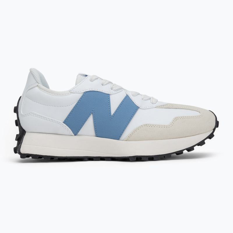 New Balance 327's V1 white/blue lagoon shoes 2