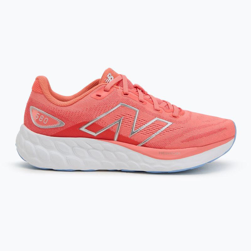 Women's running shoes New Balance Fresh Foam 680 v8 sunfade red 2