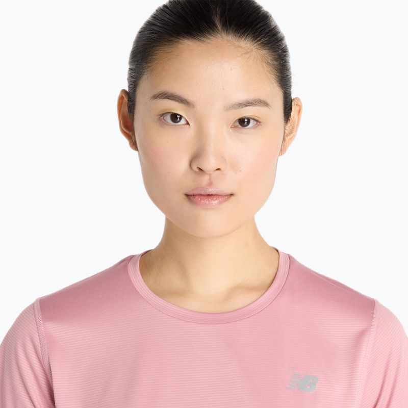 Women's running top New Balance Essentials pink taffy 4