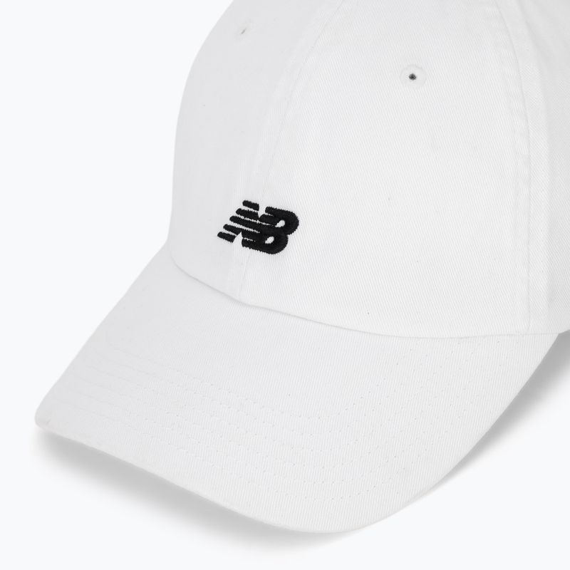 Women's New Balance 6 Panel Class white baseball cap 3