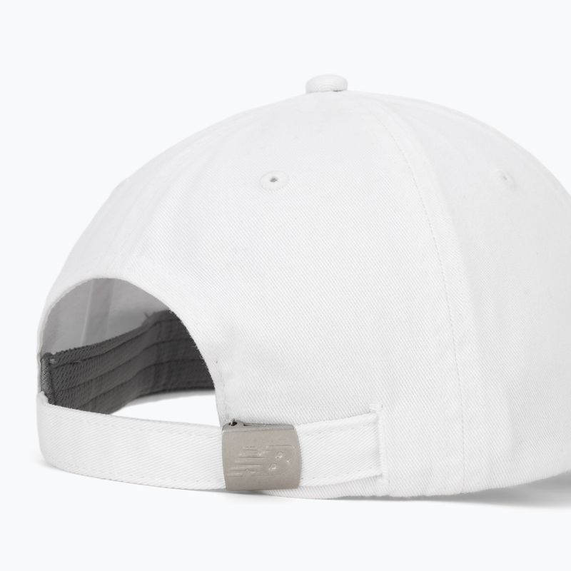 Women's New Balance 6 Panel Class white baseball cap 4