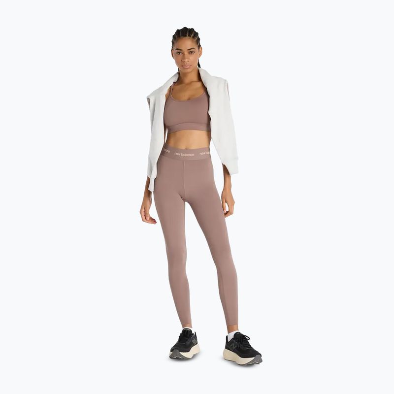 Training bra New Balance Essential Yoga brown 2