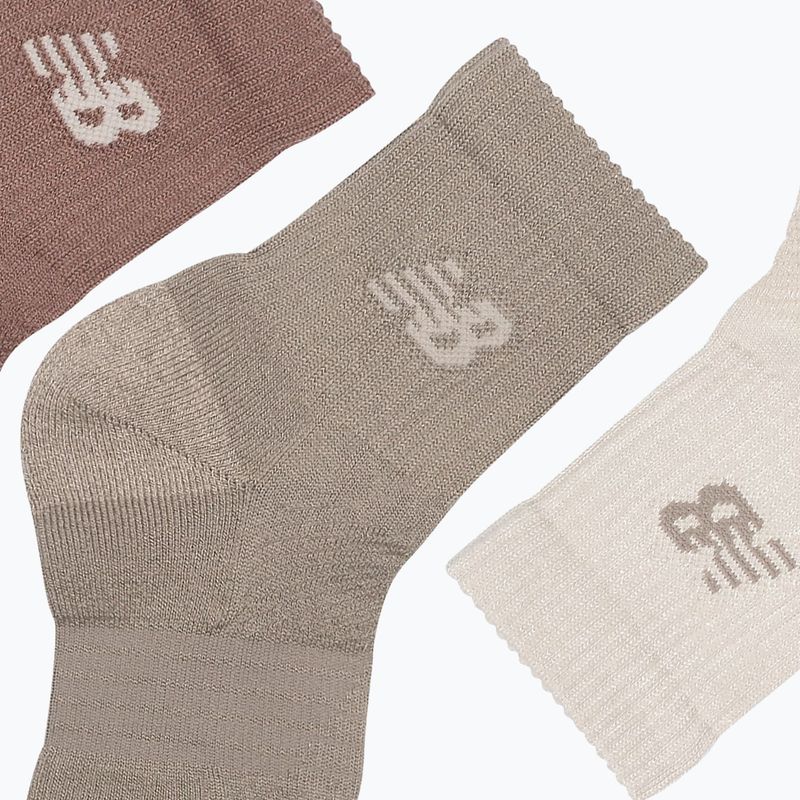 Socks New Balance Active Cushion Quarter 3 pairs print / pattern / misc 4