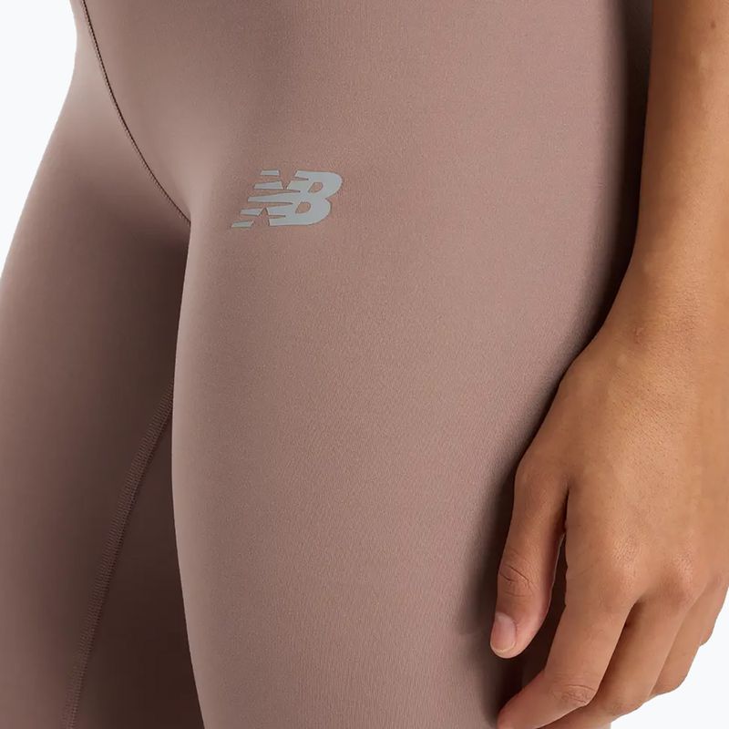 Women's running leggings New Balance Harmony High Rise earth shadow 5