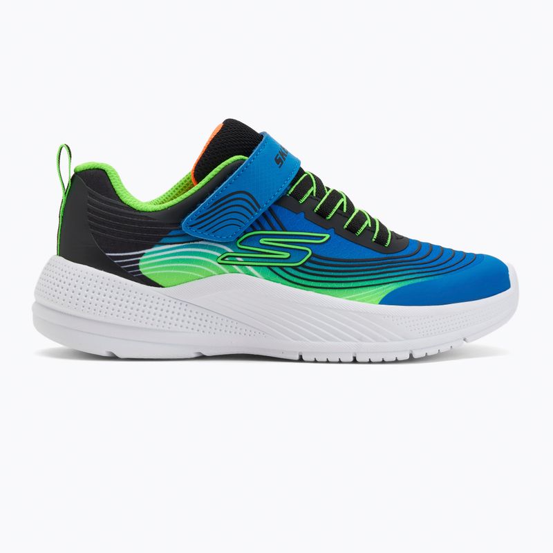 Children's shoes Skechers Microspec Advance blue/lime 2