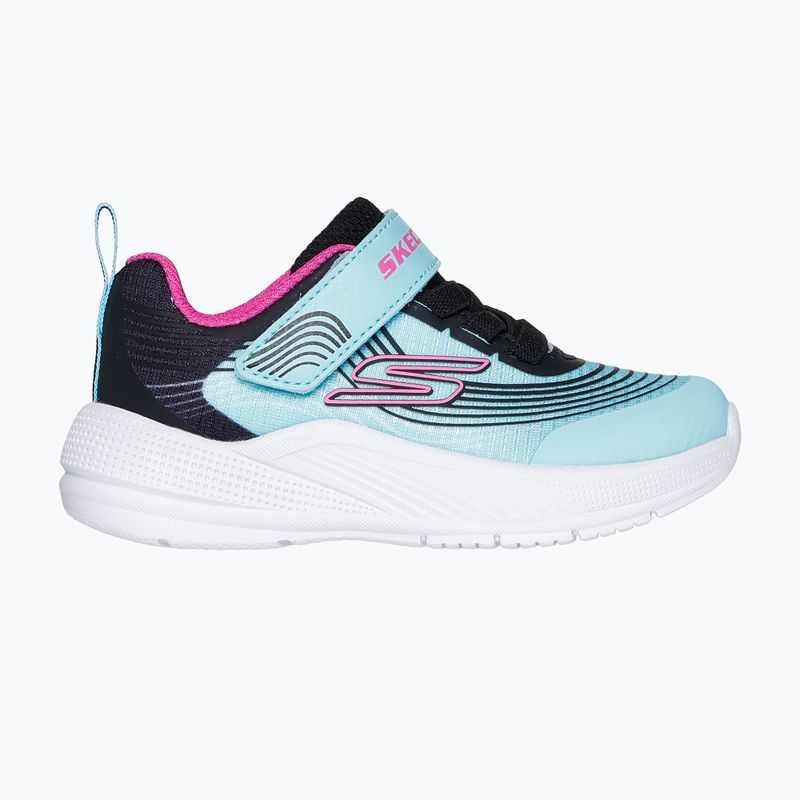 SKECHERS Microspec Advance aqua/purple children's shoes 9