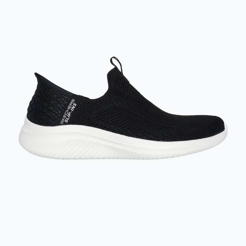 Women's SKECHERS Ultra Flex 3.0 Easy Win black/white shoes 9