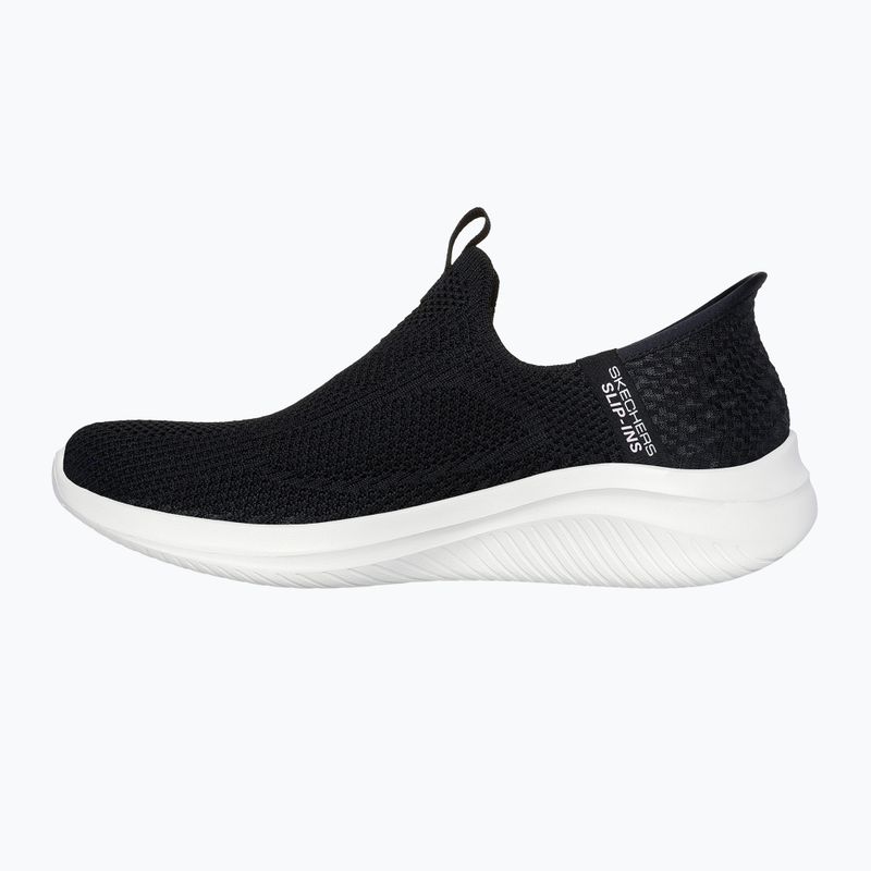 Women's SKECHERS Ultra Flex 3.0 Easy Win black/white shoes 10