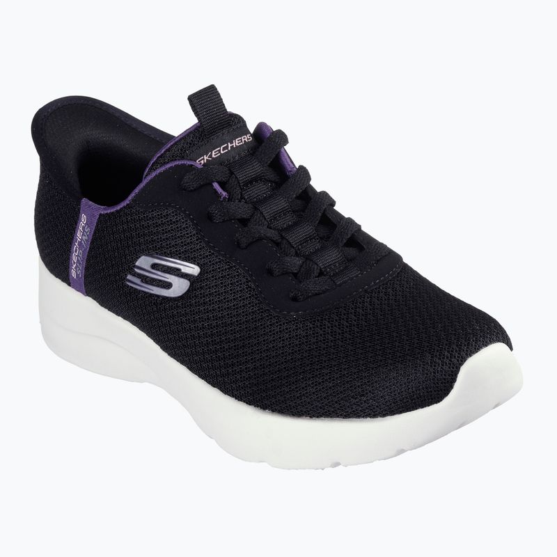 SKECHERS Dynamight 2.0 Daily black/purple women's shoes 8