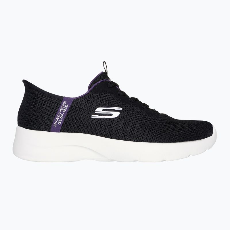 SKECHERS Dynamight 2.0 Daily black/purple women's shoes 9