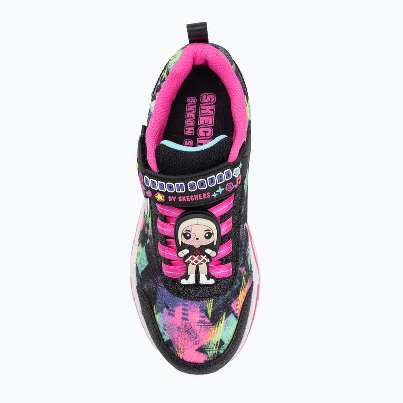Skechers Snuggle Skech Squad black/multi children's shoes 5