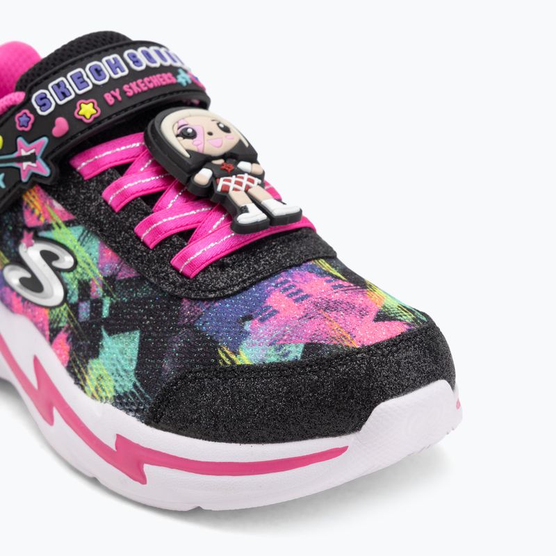 Skechers Snuggle Skech Squad black/multi children's shoes 7