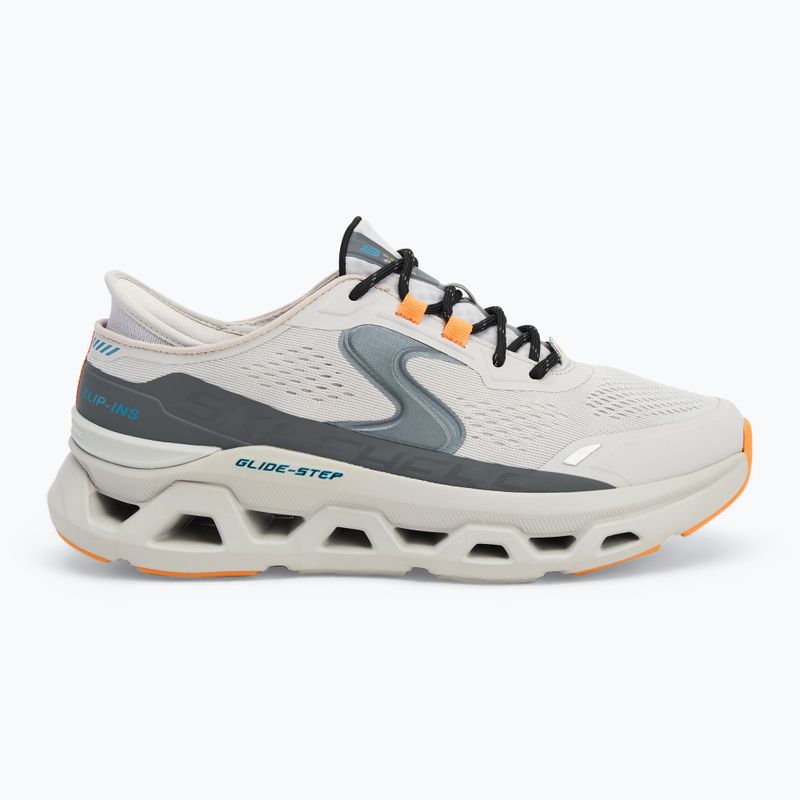 SKECHERS Glide Step Altus men's shoes gray/orange 2