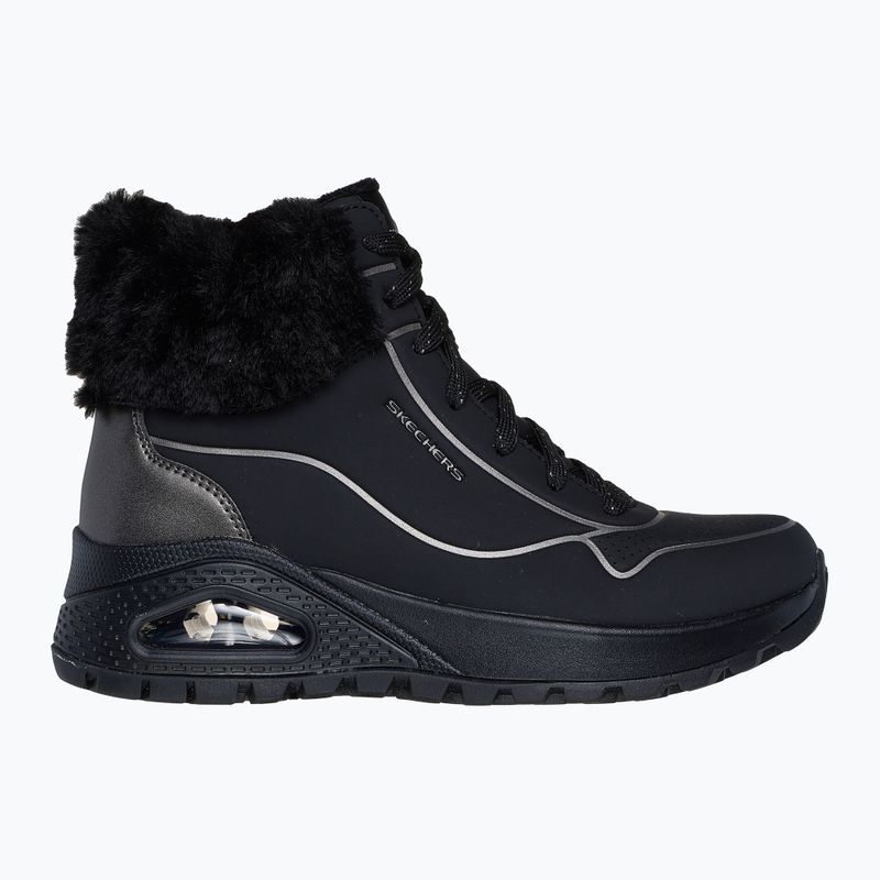 Women's SKECHERS Uno Rugged Fall Shimmer black/metallic shoes 9