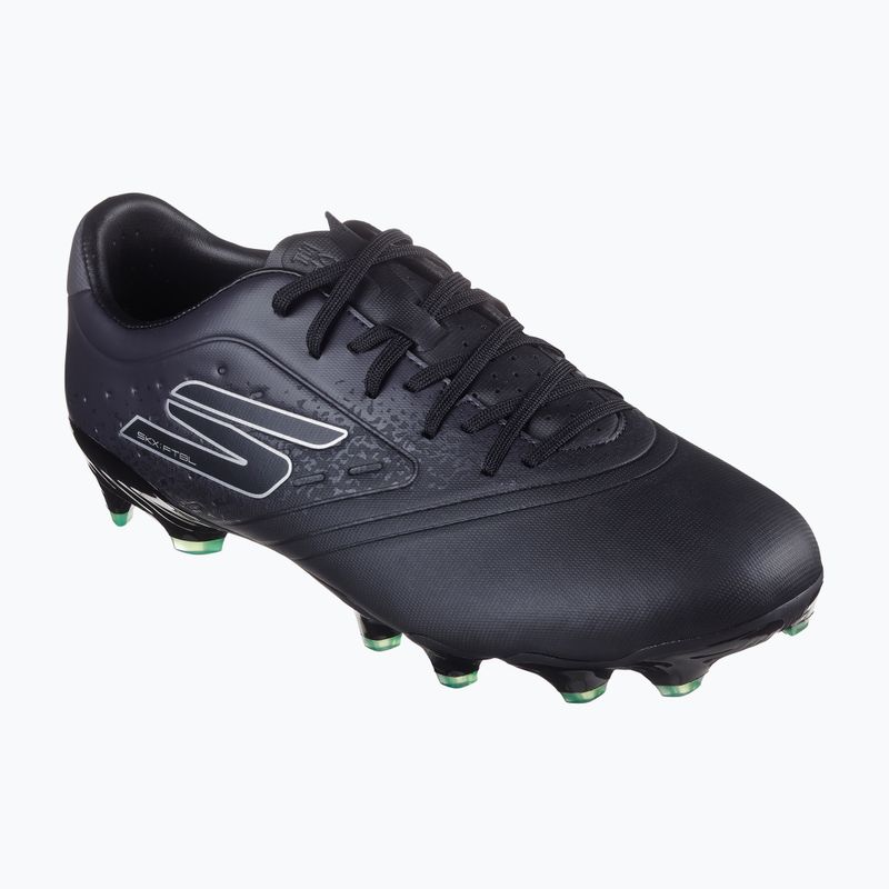 Skechers Razor Academy Gold 1.5 FG black/silver men's football boots 8