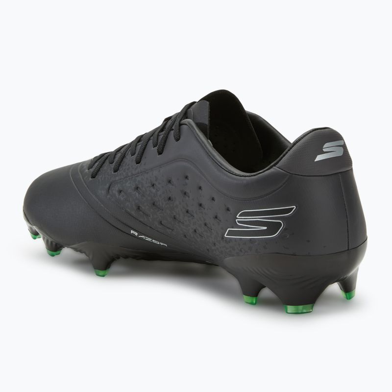 Skechers Razor Academy Gold 1.5 FG black/silver men's football boots 3