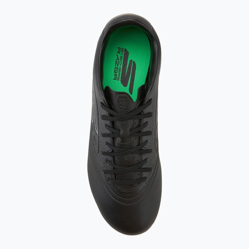 Skechers Razor Academy Gold 1.5 FG black/silver men's football boots 5