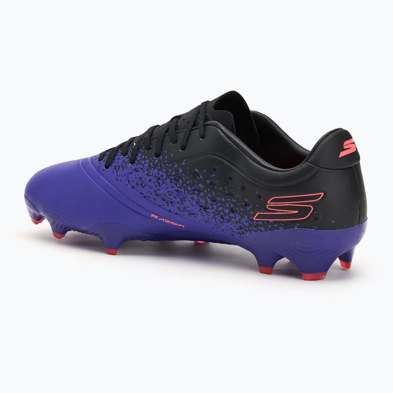 Men's football boots Skechers Razor Academy Gold 1.5 FG purple 3