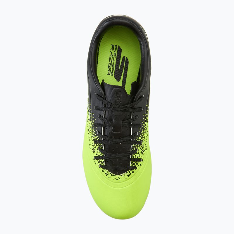 Skechers Razor Academy Gold 1.5 FG men's football boots yellow/black 5