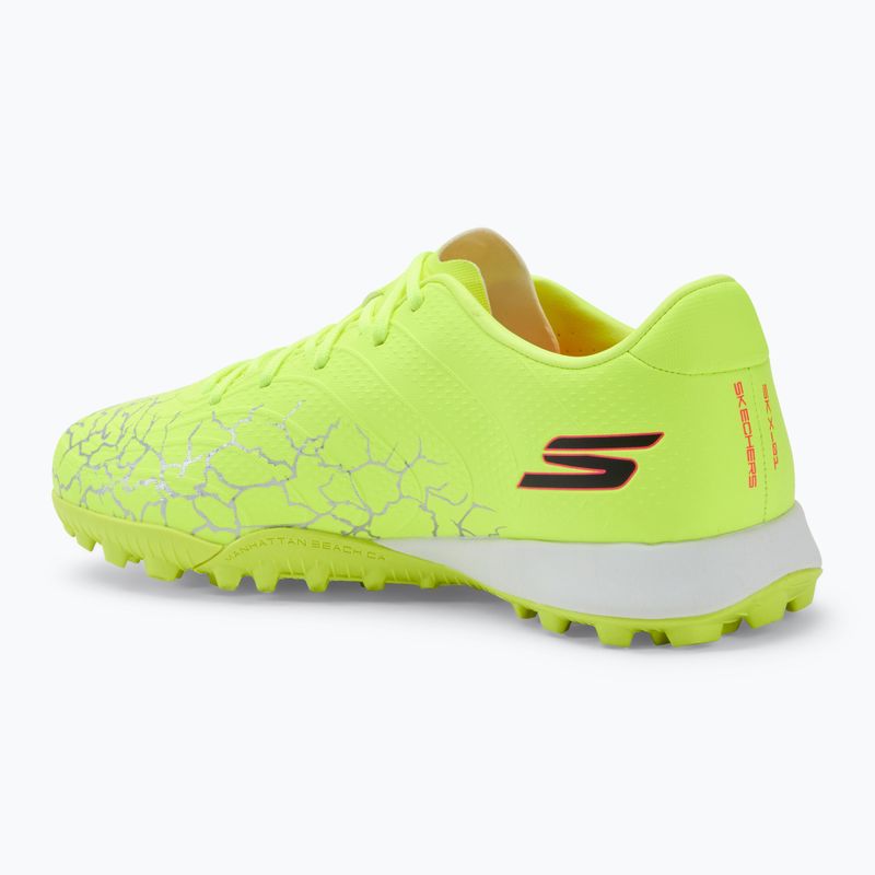 Men's Skechers SKX Academy Gold 1.5 TF football boots yellow/black 3