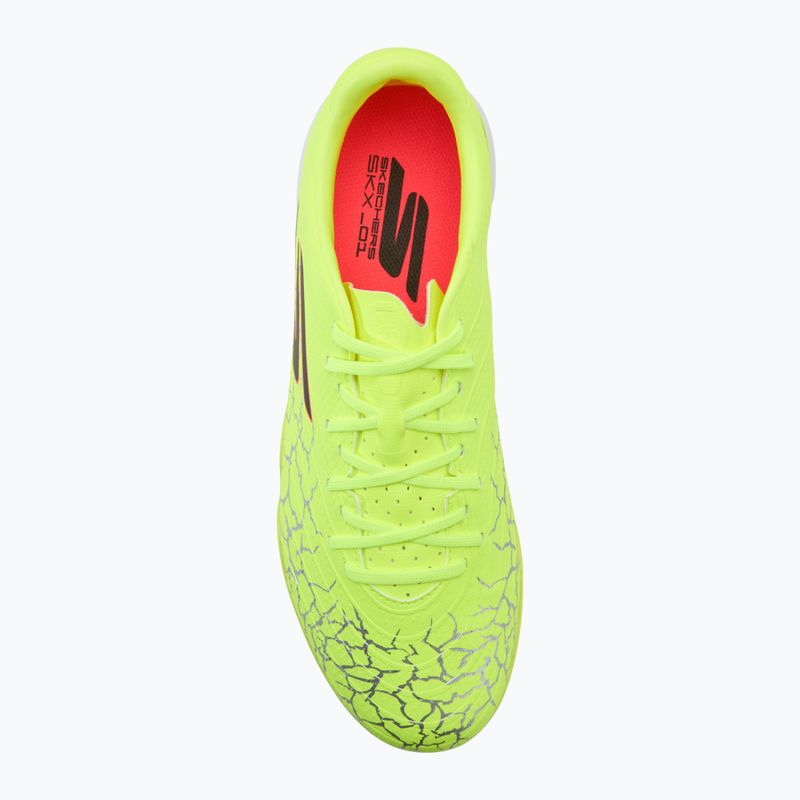 Men's Skechers SKX Academy Gold 1.5 TF football boots yellow/black 5