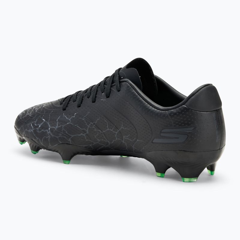 Men's Skechers SKX Academy Gold 1.5 FG black/silver football boots 3