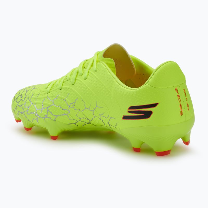 Men's Skechers SKX Academy Gold 1.5 FG football boots yellow/black 3