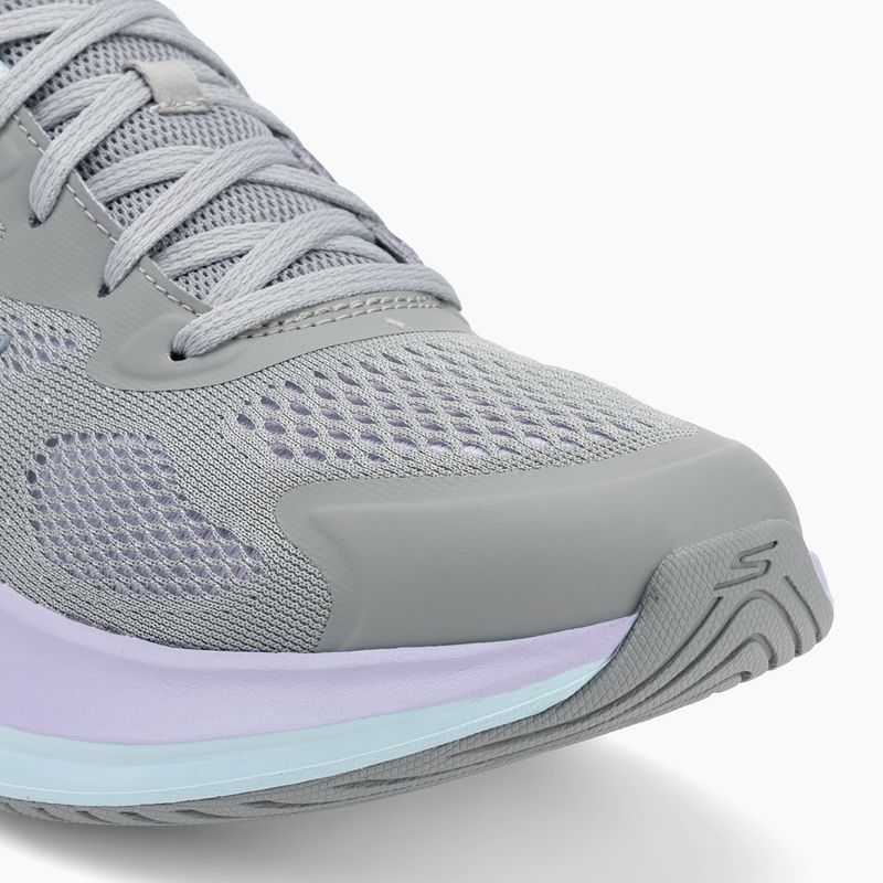 Women's SKECHERS Go Walk Max Walker Vea gray/aqua shoes 7