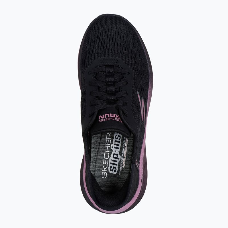 Women's SKECHERS Max Cushioning Elite 2.0 running shoes black/mauve 11