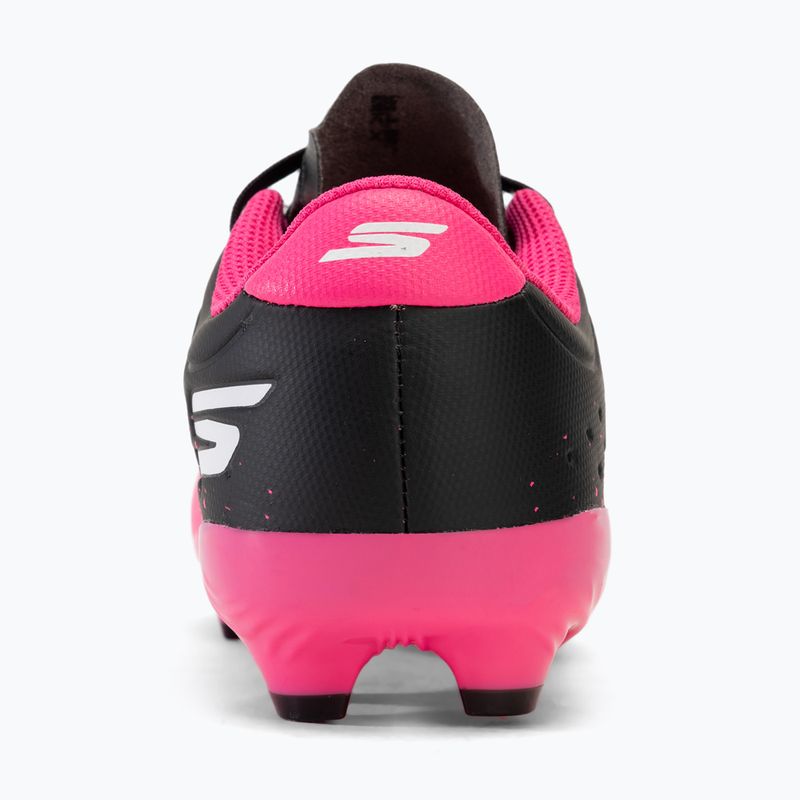 Skechers Razor Gold 1.5 FG black/pink children's football boots 6