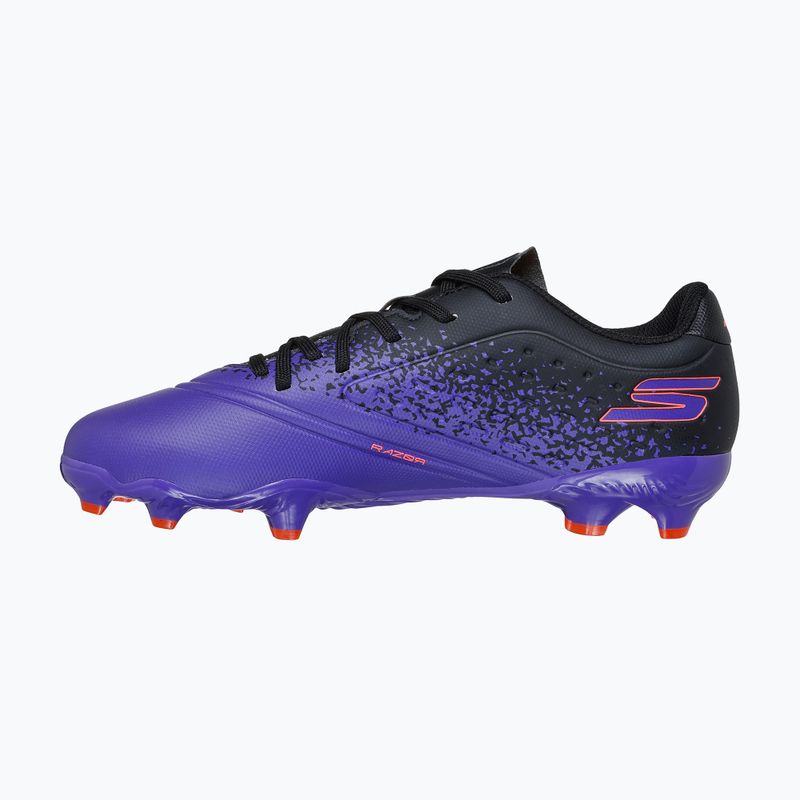 Skechers Razor Gold 1.5 FG purple children's football boots 9