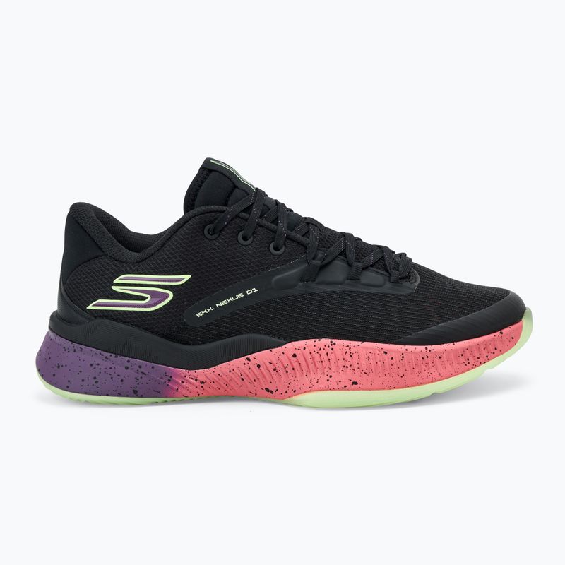 SKECHERS SKX Nexus men's basketball shoes black/purple/pink 2
