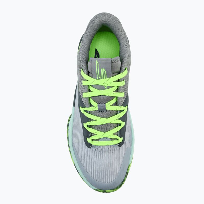 SKECHERS SKX Nexus men's basketball shoes charcoal/green 5