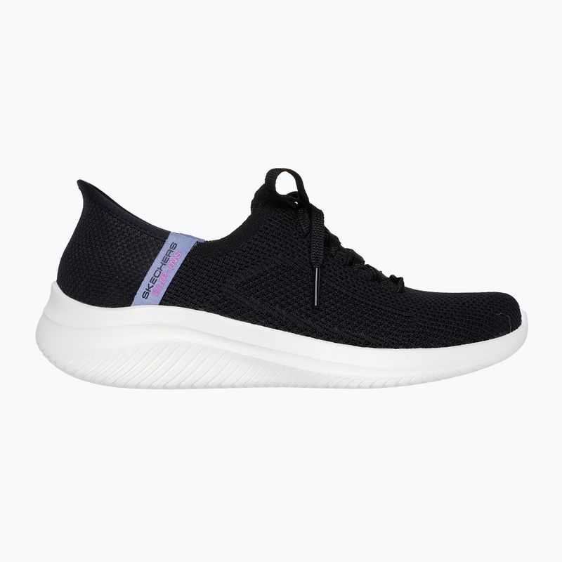 Women's SKECHERS Ultra Flex 3.0 Elevated Motion black/white shoes 8