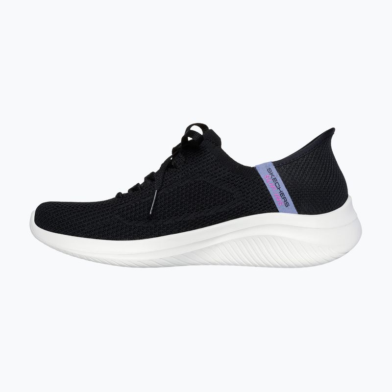 Women's SKECHERS Ultra Flex 3.0 Elevated Motion black/white shoes 9