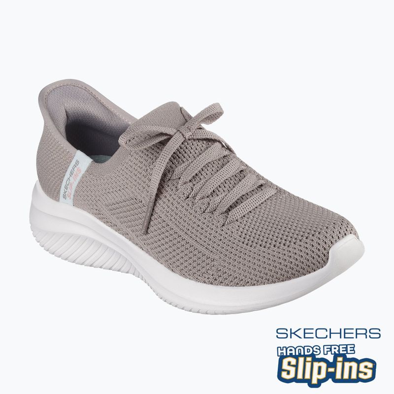 Women's SKECHERS Ultra Flex 3.0 Elevated Motion brown shoes 15