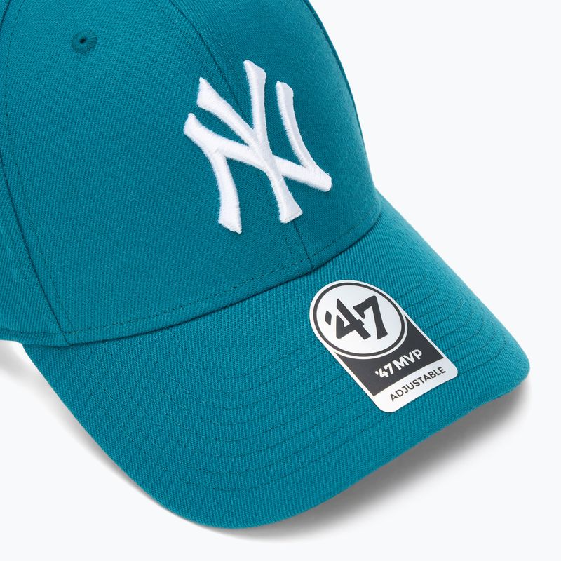 47 Brand MLB New York Yankees MVP dark teal baseball cap 3