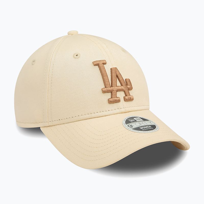 Women's baseball cap New Era Wmns Le 940 La Dodgers light beige