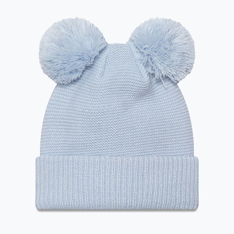 Women's winter cap New Era Wmns Double Pom Nyy pastel blue 2