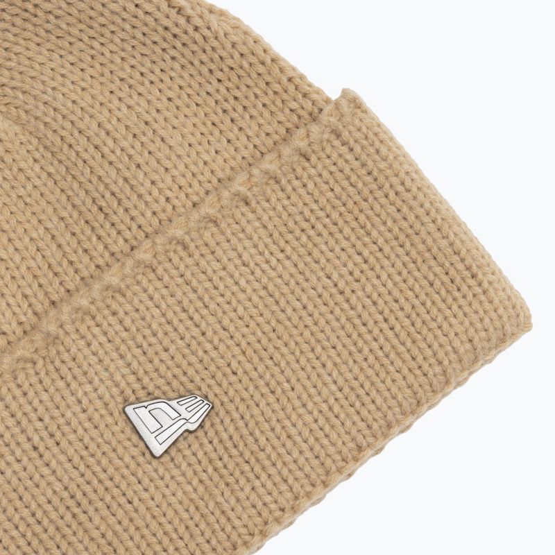New Era Ne Wide Beanie med beige winter cap 3