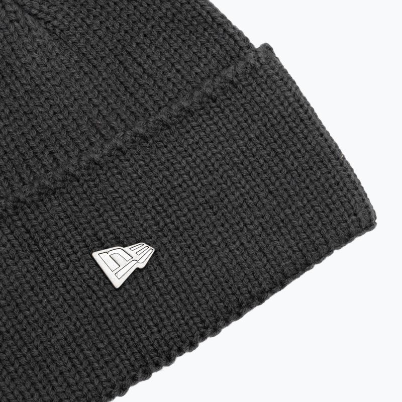 New Era Ne Wide Beanie winter hat dark grey 3