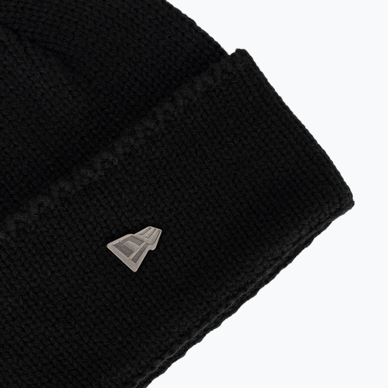 New Era Ne Wide Beanie winter cap black 3