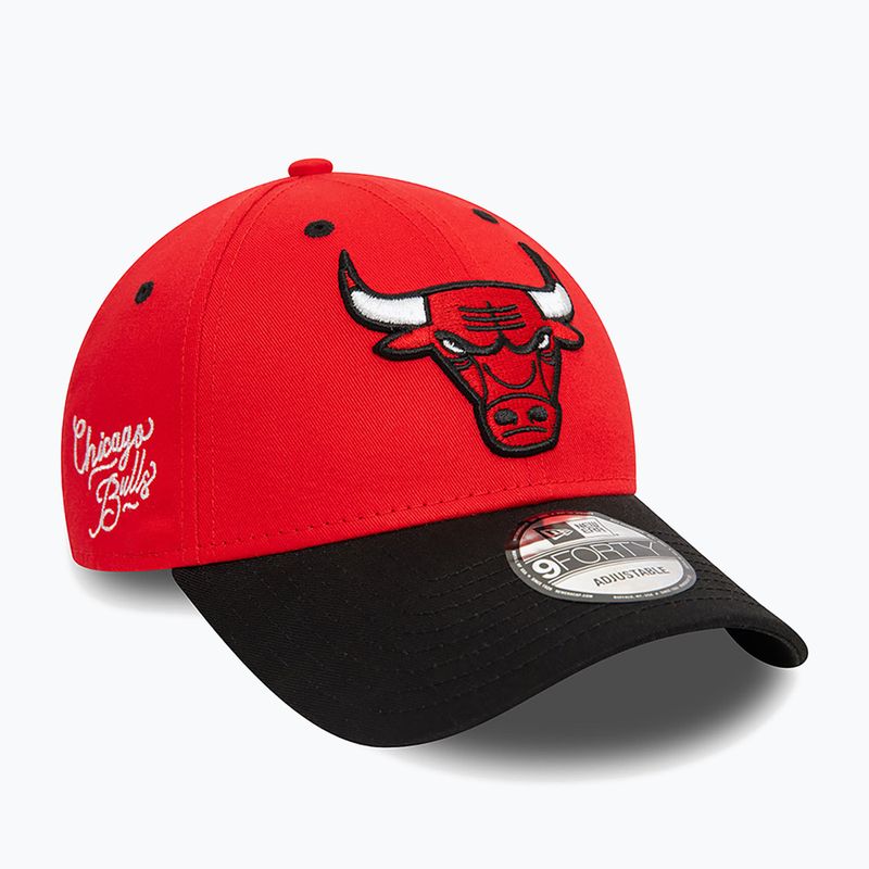 New Era Side Patch baseball cap 940 Bulls red