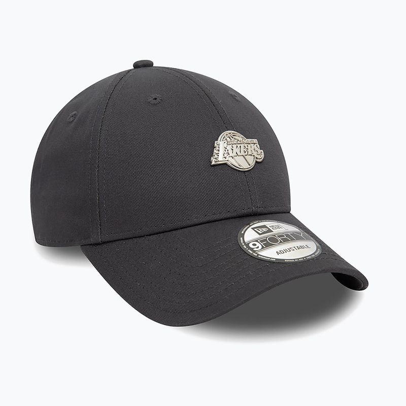 New Era Metallic Pin 940 Lakers dark grey baseball cap