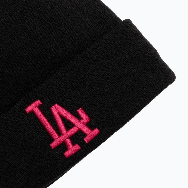 New Era Le Beanie La Dodgers winter cap black 3