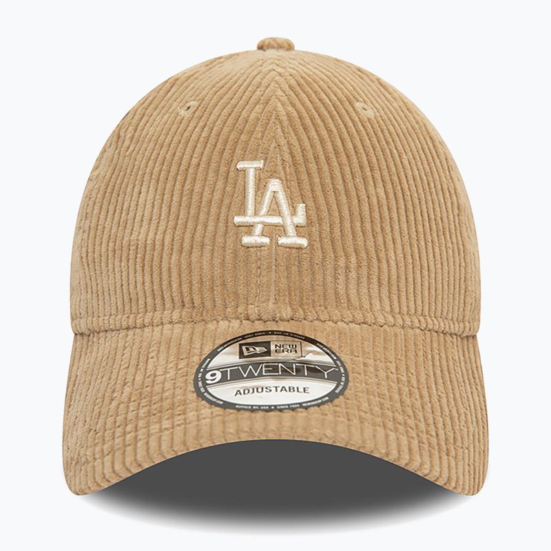 New Era Cord 920 La Dodgers med beige baseball cap 3