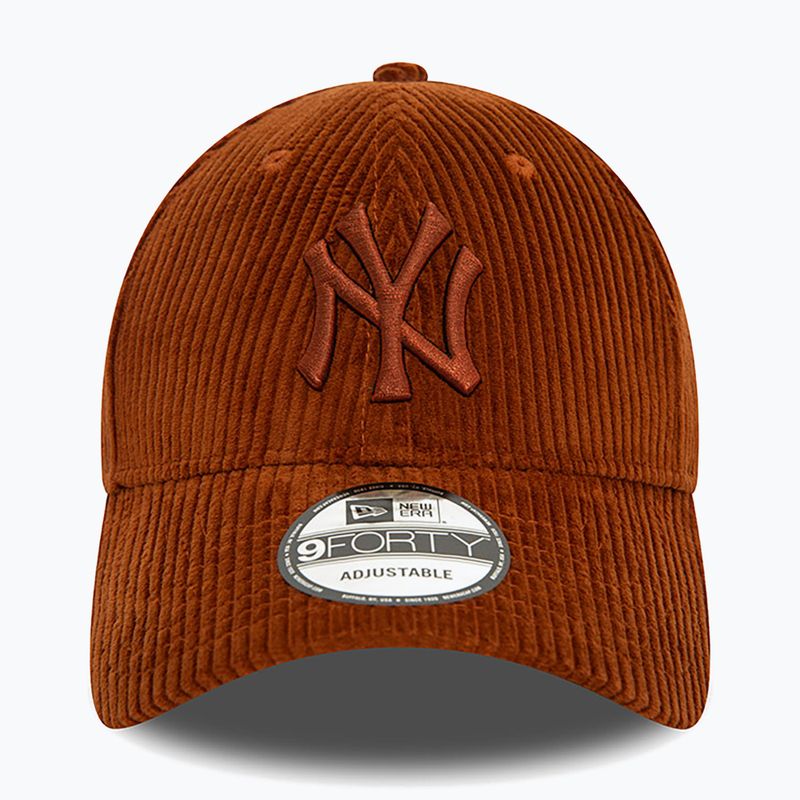 New Era Cord 940 Nyy med brown baseball cap 2