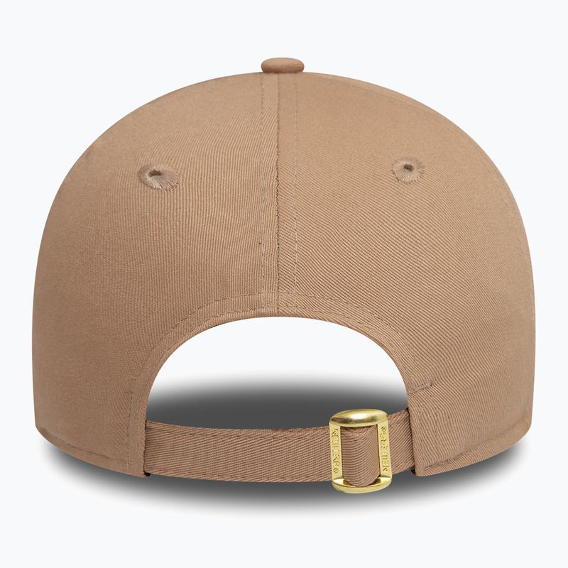 Women's New Era Metallic 9FORTY New York Yankees baseball cap beige 4